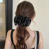 Accesorios para el Cabello Hada de Alta Gama Lazo Grande Parte Posterior de la Cabeza Gasa Burbuja de Alta Gama Pinza Grande Tipo Garra Pinza de Tiburón Tocado para Mujer