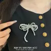 Broche de Lazo con Perlas y Pedrería Estilo Retro Francés para Mujer, Moda de Alta Gama, Accesorios de Broche Pin Elegantes y Únicos al por Mayor