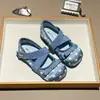 Zapatos de piel para niña 2026 nuevos lindos con suela suave de lunares zapatos de princesa tela suave resistentes al desgaste velcro zapatos para niño