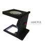 Espejo de densidad de urdimbre y trama/espejo de iluminación lupa 10x/20x con escala con Puntero y espejo de iluminación de luz