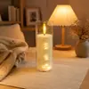 Luz de vela eletrônica simulada LED, acrílico, para casamentos, fotografia, role-playing, iluminação de guia, Natal, aniversários e expressar amor, luz de ambiente