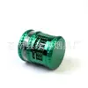 Novo Abaco Plano Transparente Visível Moedor de Cigarros 65mm Moedor de Liga de Zinco Camada Quatro Metal Conjunto Criativo para Fumar