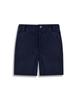 Shorts de Traje para Niños Resistentes a las Arrugas Sin Planchar Azul Marino Pantalones Largos hasta la Rodilla para Niños Pantalones Negros Versátiles Uniforme Escolar Pantalones de Rendimiento