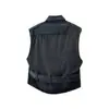Chaleco de mezclilla estilo retro americano para hombre, chaqueta sin mangas moderna y versátil para primavera y otoño, chaleco casual para hombre