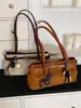 Bolso Pequeño Retro Estilo Chica Caliente para Mujer 2026 Nuevo Bolso de Mano para Viajes Diarios Bolso Baguette Bolso de Hombro Texturizado de Verano