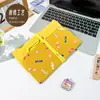 Cuaderno de Mano A5 de Tela Extraíble de Aspecto Elevado, Fresco y Sencillo, Estilo Ins, Cuaderno con Goma Elástica de Hojas Sueltas
