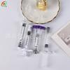 Jeringa de Vidrio de 2.25ml Luer Lock con Capuchón Luer Pre-llenada con Agua Ligera Tubo con Aguja para Belleza Material de Empaque Ácido Hialurónico