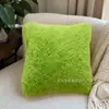 Venta Directa de Fábrica Funda de Almohada de Piel de Lobo Marino para Amazon, Funda de Almohada de Felpa de Color Sólido por Dos Lados, Cojín de Respaldo