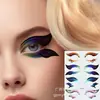 Pegatinas de Tatuaje de Venta Caliente Transfronterizas para Actividades Faciales Escenario Mariposa Colorida Larga Duración Impermeables Pegatinas de Maquillaje Facial Venta al por Mayor