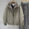 Chaqueta de Trabajo de Invierno de Moda para Hombre Beijianglang Abrigo de Algodón Cortavientos Forro Polar Engrosado Cálido Ropa de Abrigo para Hombre de Otoño e Invierno