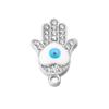Colgante Retro Ojo del Diablo Aleación Diamante Ojo de Palma Estrella de Cinco Puntas Amor DIY Accesorios de Joyería Hechos a Mano