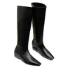Botas Altas de Invierno Estilo Caballero 2026 para Mujer, Alargadoras de Punta Cuadrada, Piel Suave