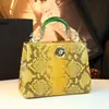 Bolso para Mujer 2026 Nuevo Estilo Vintage con Patrón de Serpiente, Bolso de Mano de Jade Sintético, Herrajes de Dragón y Fénix Estilo Chino, Bolso Cruzado de Alta Gama con Patrón de Pitón