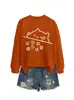 Amazon eBay Tienda Independiente Linda y Divertida Casual Sudadera de Gato Dados Redonda Cuello Largo para Comercio Exterior Transfronterizo