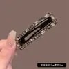 Modelo Novo de 2025 de Alta Qualidade Presilha Bb com Strass, Grampo para Cabelo para Mulheres, Estilo Celebridade da Internet, Presilha Lateral para Franja, Grampo para Cabelos Soltos, Acessório de Cabelo Presilha