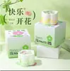 Las velas perfumadas con pétalos son frescas, elegantes y duraderas. Sirven como recuerdos y artículos decorativos. Hechos en una taza de yeso con fragancia de cera de soja, admiten envío directo.