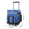 Bolsa térmica con ruedas, bolsa de picnic para exteriores, bolsa refrigeradora con ruedas de gran capacidad, caja térmica refrigerada para entrega en coche, al por mayor en stock