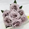 Novo Produto Transfronteiriço Rosas Simuladas Hotel Layout Estúdio Fotográfico Flores Falsas Casamento Fileiras de Flores para Condução de Caminho Decoração de Dia dos Namorados Flores Artificiais