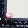 Mini carrinho de jantar para animais pequenos, acessórios de resina para brincar de comida, cola de creme, presilha de cabelo DIY, capa de celular, adesivo de papelaria, atacado