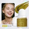 Glitter Holográfico Corporal Roller Gel Rosto Cor de Carnaval Maquiagem Cor de Sereia Brilho que Muda de Cor Maquiagem com Glitter