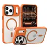 Suporte com Sensação de Pele para Capa de Celular Apple 17 Iphone17Promax/16/15 Magnético Fosco Simples Capa Protetora