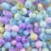 32Mm45Mm50 Bola Gashapon Macarrón Bola de Plástico Abierta Regalo Color Sólido Cáscara de Bola Gashapon Bola Hueca