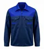 Roupa de trabalho para homens, de manga comprida, personalizável com logotipos impressos, adequada para fábricas de reparo automotivo, conjunto primavera/outono, durável e resistente a manchas