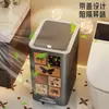 Cubo de basura para inodoro con tapa para prevenir olores, Cesta de pañuelos para el hogar tipo pedal, Cubo de basura estrecho para cocina y baño
