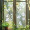Atrapasoles Fronterizos Pegatinas de Mariposa Prismas Arcoíris Hojas Nubes Pegatinas para Ventana Flores Coloridas Estrellas Pegatinas Electrostáticas