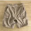 Shorts de trabajo de verano para hombre, delgados, holgados, casuales, estilo vintage, modernos, elegantes, para adolescentes y estudiantes