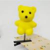 Al por mayor lindo pasador de patito amarillo corazón de melocotón molinillo accesorios para el cabello pato amarillo pollo tocado regalo para niñas niños juguetes