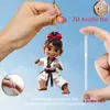 Pingente em Material Acrílico Exquisito Menina Bonita de Taekwondo como Tema Chaveiro para Mochila e Decoração de Casa