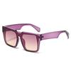 Gafas de Sol Transfronterizas 2025 de Montura Cuadrada Nueva, Moda Europea y Americana, Estilo Simple, Montura Grande Integrada, Gafas de Sol de Moda para Hombres y Mujeres