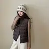 Nuevo chaleco de algodón ligero tipo patchwork para mujer, moda casual versátil cálida otoño e invierno 2026
