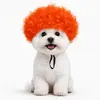 Peluca de mascota con explosiones, cabeza explosiva blanca, accesorios de cosplay de Halloween, tocado, foto de perro divertido