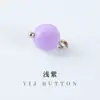 Nuevo traje nacional de estilo chino, tendencia nacional, traje Tang, cheongsam, Hanfu con botones decorativos hechos de vidrio esmaltado con acabado craquelado
