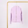 Sudadera Lulu de Corte Ajustado con Cremallera Completa y Etiqueta, En Stock Entrega Directa, Etiqueta Dorada, Cremallera Dorada, Sudadera Casual de Felpa de Corte Ajustado