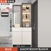 Gabinete de Entrada Frente a la Puerta, Gabinete Divisorio para Sala de Estar, Estantería de Almacenamiento, Gabinete de Almacenamiento de Lujo Ligero, Gabinete de Pantalla para Puerta, Gabinete de Zapatos Integrado