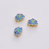 Cobre oro 18K cloisonné cuentas de joyería hechas a mano diy flores mariposa cuentas conservadoras del color pulsera material para abalorios