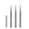 Conjunto de Canetas para Nail Art Desenho de Linha Cinza Chumbo, Conjunto de 5 Peças com Cabos de Metal, Canetas de Desenho de Linha, Canetas de Pintura, Canetas de Desenho de Flores, Canetas para Nail Art