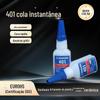 Borracha metal seca instantânea 401 cola instantânea plástico PVC acrílico 495 502 401 cola