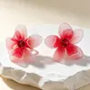 Pendientes, tachuelas, pendientes florales, pendientes de venta caliente transfronterizos, lujo ligero, sensación de alta gama, pendientes exagerados, pendientes para mujer, tachuelas para mujer