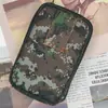 Al por mayor Transfronterizo Lona Casual para Hombre Bolsa para Teléfono Móvil Vertical de 3 Capas Bolsa de Cintura para Teléfono Móvil Multiusos Cinturón Monedero de Cintura