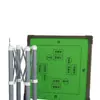 Mesa de Mahjong para Uso Doméstico, Mesa Cuadrada Plegable Pequeña de Manivela, Mesa Simple para Romper Huevos, Tablero de Mesa de Mahjong de Doble Propósito para Jugar Ajedrez y Cartas
