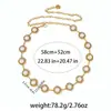 Bestseller internacional: Corrente de cintura estilo boho com incrustação de pérolas, corrente de umbigo feminina de alta qualidade, cinto acessório de cintura simples e moderno