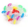 Cáscara de Gashapon Plana de 32 mm de Una Pulgada, Cáscara Hemisférica Vacía de Gashapon, Cáscara de Bola de Gashapon de Plástico PP Completamente Nueva, Transparente