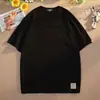 T-Shirt Masculina Casual de Manga Curta com Estampa de Aço, Marca Tendência de Verão, Leve Luxo, Gola Redonda, Moda Jovem 2026