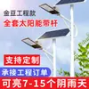 Fabricante de poste de luz solar, iluminação pública para engenharia municipal, postes de luz LED de 6m para novas áreas rurais, atacado de luzes solares