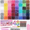 El juego mixto de 40 piezas más vendido de Amazon de pedrería de resina de espalda plana de 3 mm, perfecto para manualidades DIY y decoraciones de arte de uñas.
