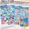 Shanle Mundo Oceânico Adesivos Estéreo de Espuma Educação Infantil Jardim de Infância Recompensa Álbum de Fotos Artesanal Adesivos DIY Desenhos Animados Infantis